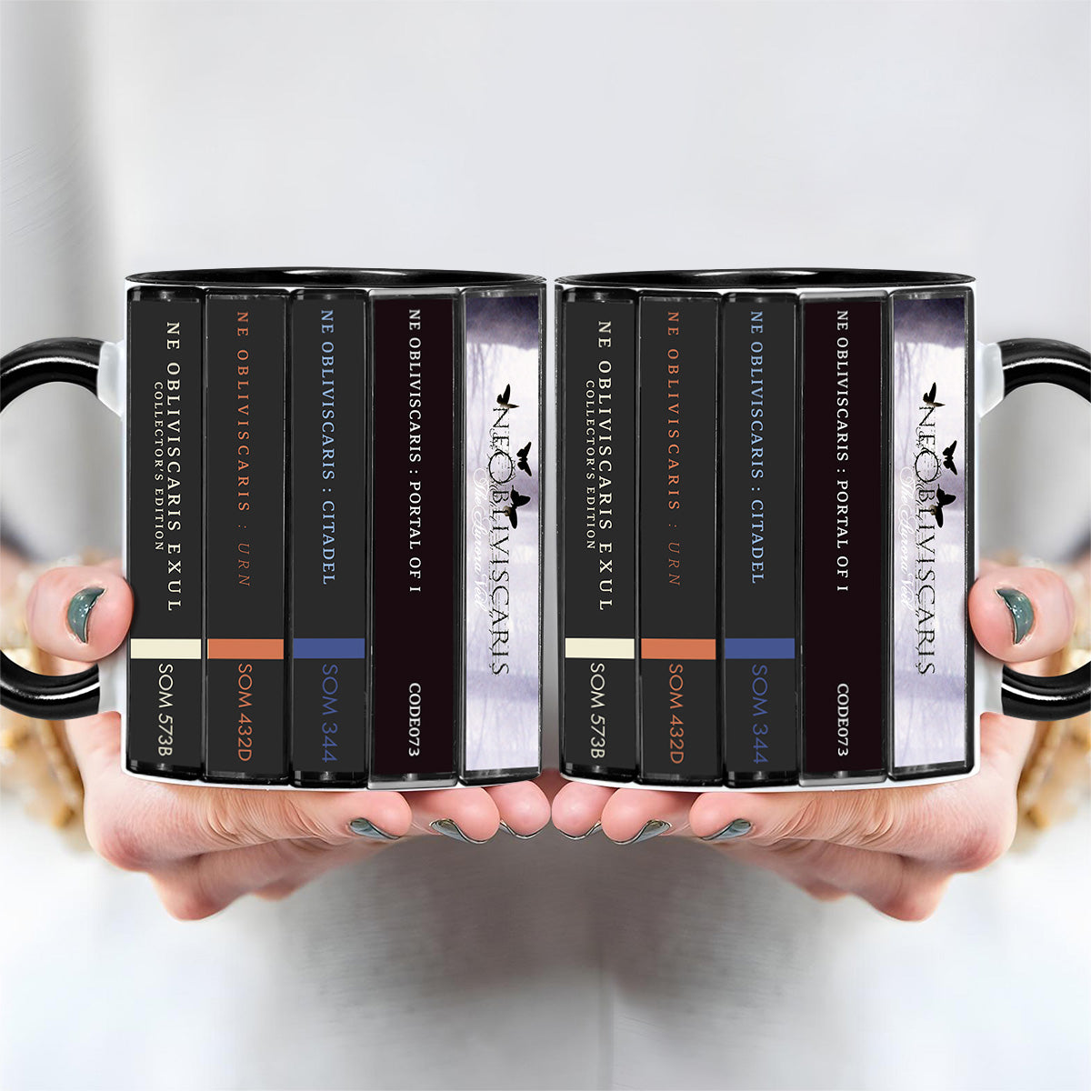 Ne Obliviscaris Albums Cassette Collection Retro Accent Mug