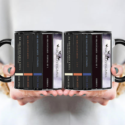Ne Obliviscaris Albums Cassette Collection Retro Accent Mug