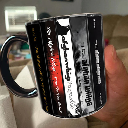 The Afghan Whigs Albums Cassette Collection Retro Accent Mug