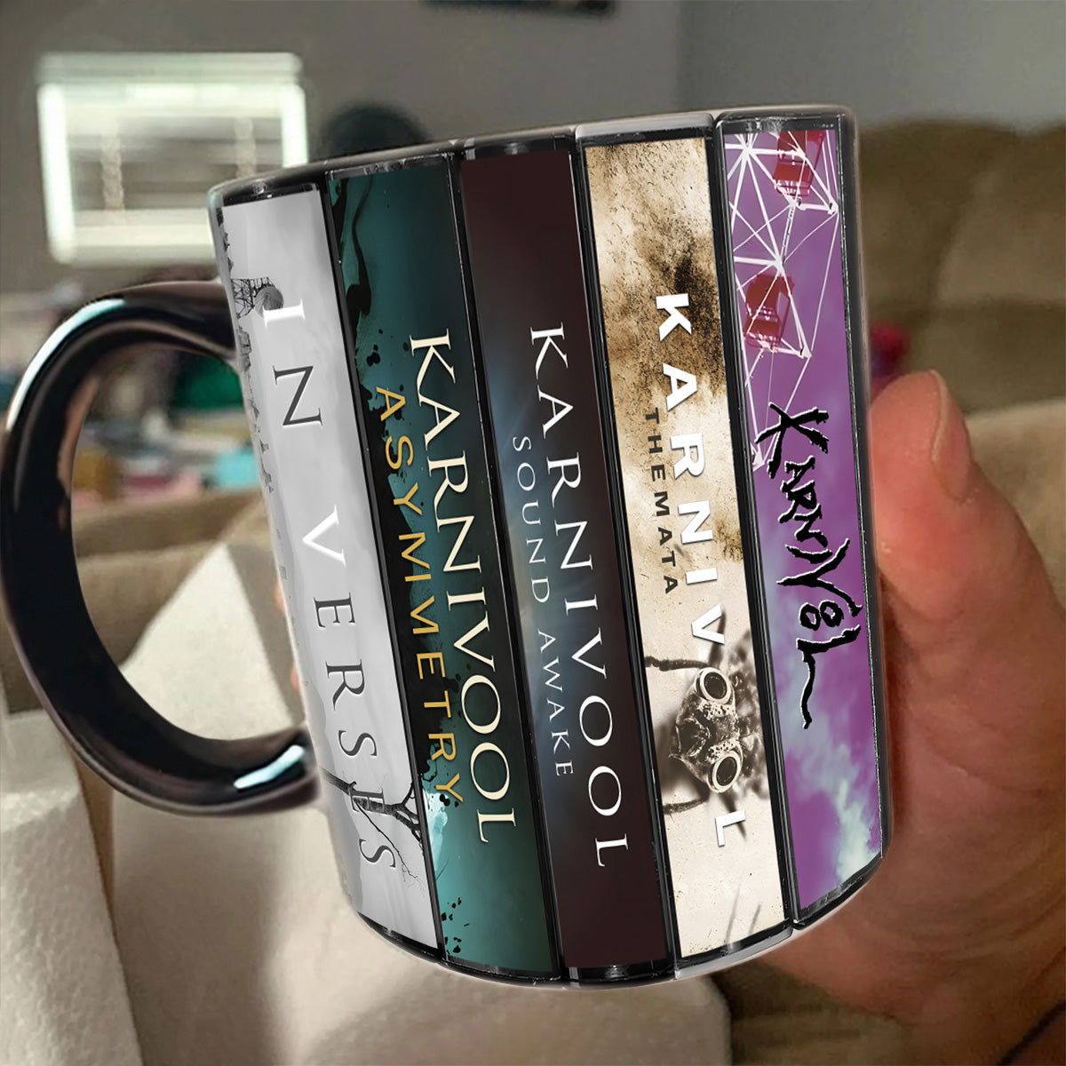 Karnivool Albums Cassette Collection Retro Accent Mug