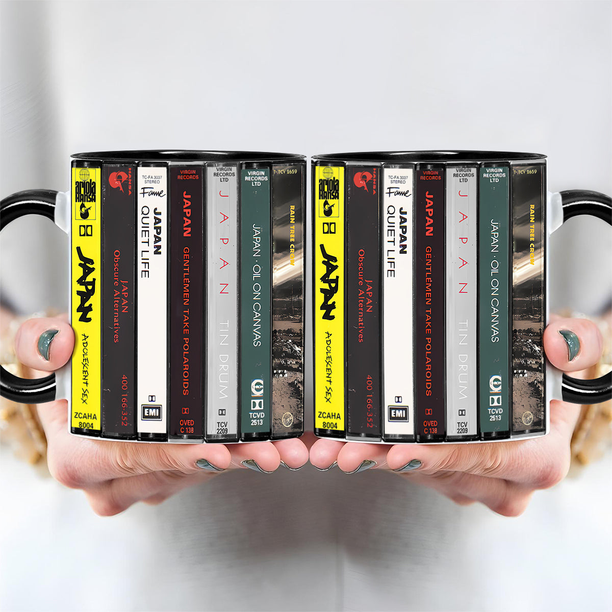 Japan Albums Cassette Collection Retro Accent Mug