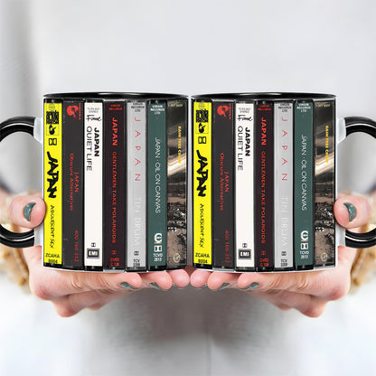 Japan Albums Cassette Collection Retro Accent Mug