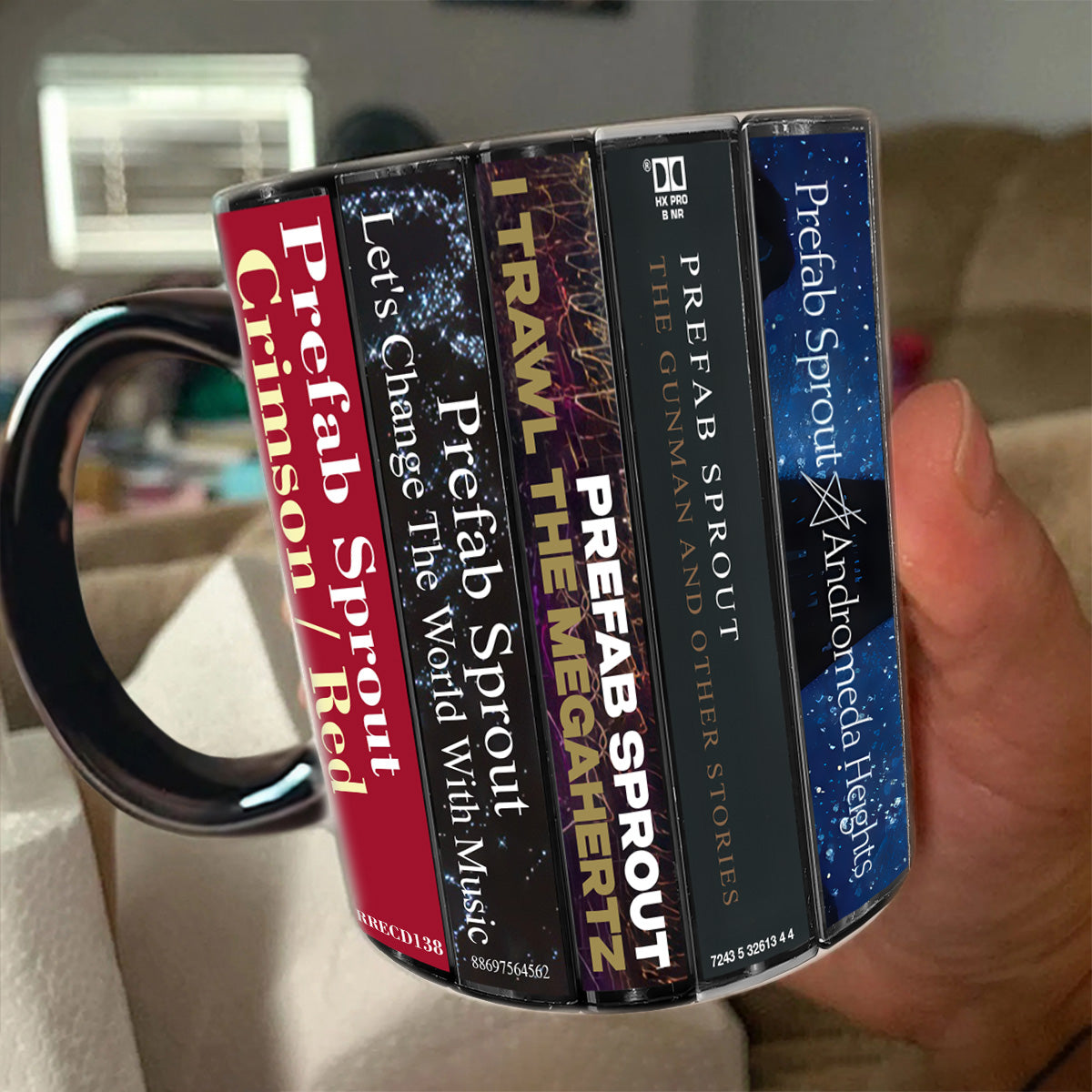 Prefab Sprout Albums Cassette Collection Retro Accent Mug