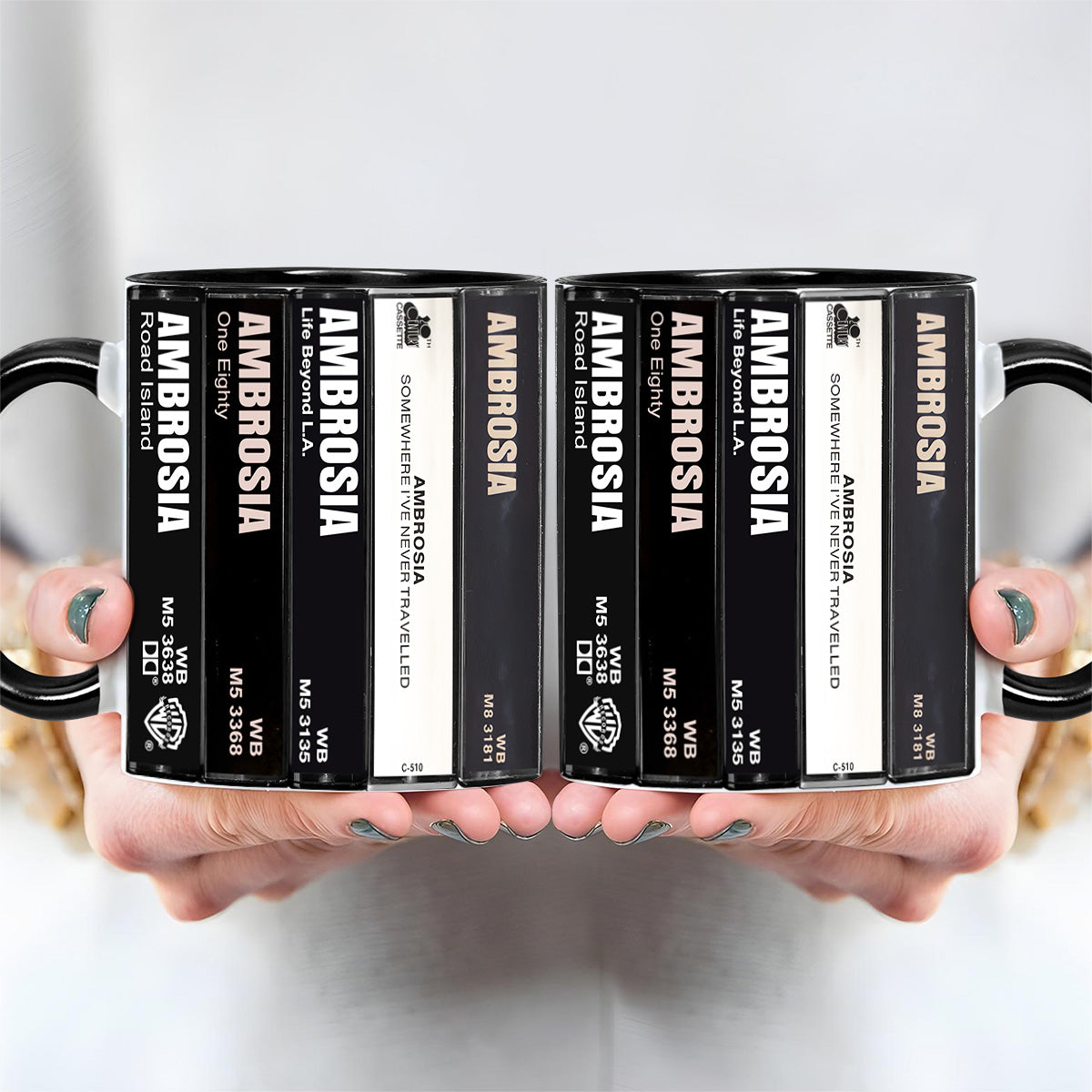 Ambrosia Albums Cassette Collection Retro Accent Mug