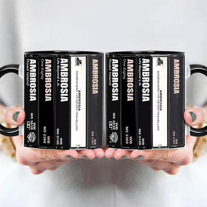 Ambrosia Albums Cassette Collection Retro Accent Mug
