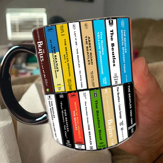 The Beatles Cassette Albums Accent Mug - Extended Version