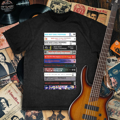 Red Hot Chili Peppers Albums Cassette Retro Collection Premium Unisex T-Shirt