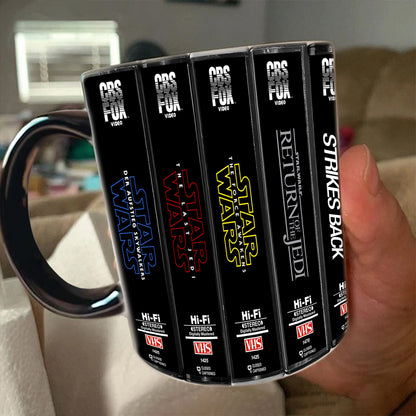Retro VHS Star Wars Series Movies Collection Accent Mug