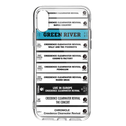 Creedence Clearwater Revival Albums Cassette Collection Retro Phone Case