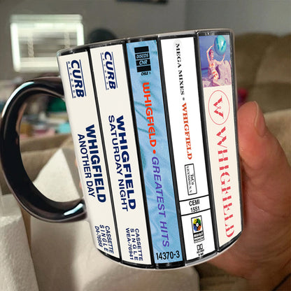 Whigfield Albums Cassette Collection Retro Accent Mug