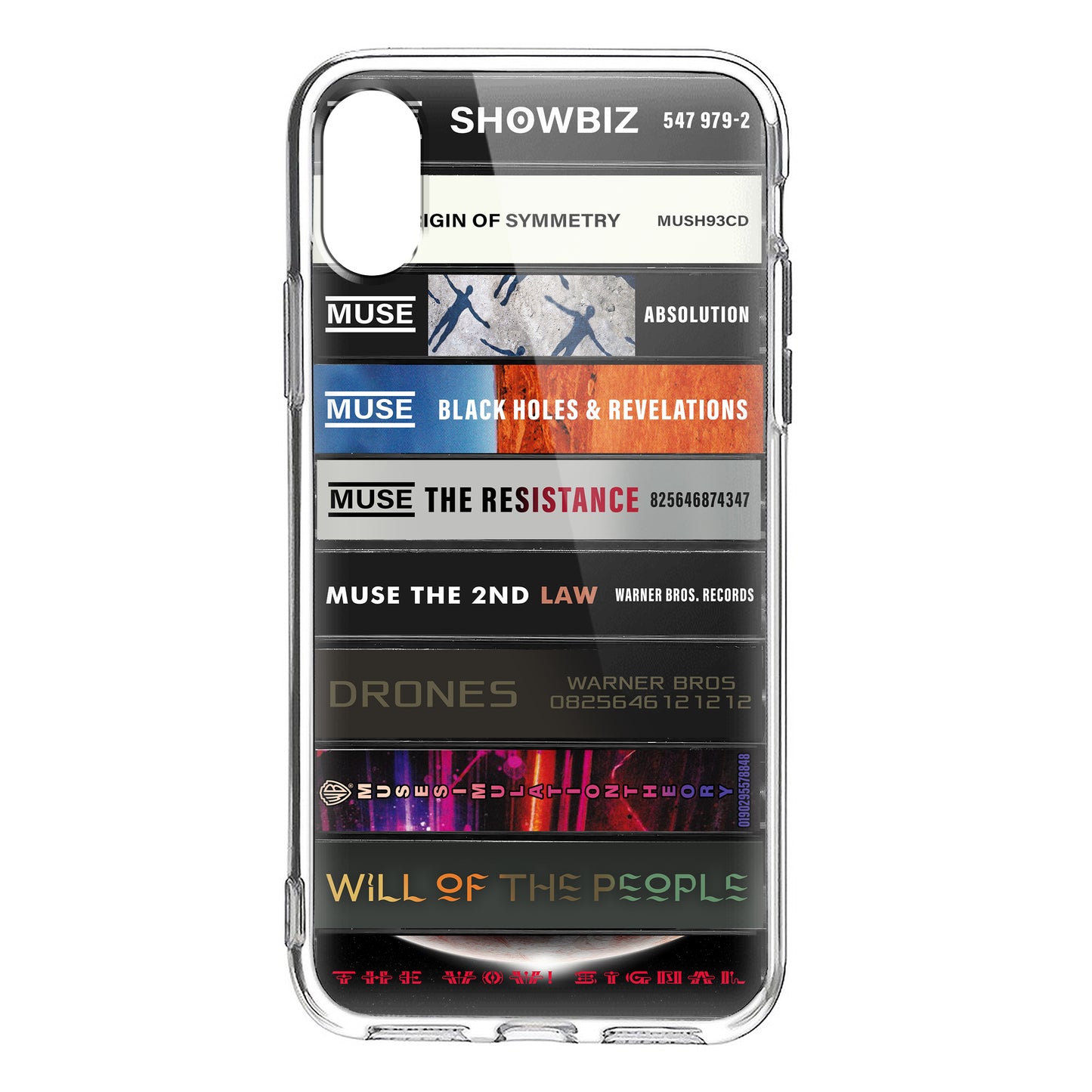 Muse Albums Cassette Collection Retro Phone Case