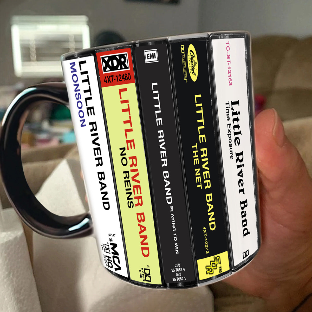 Little River Band Albums Cassette Collection Retro Accent Mug