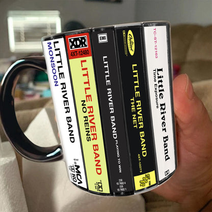 Little River Band Albums Cassette Collection Retro Accent Mug