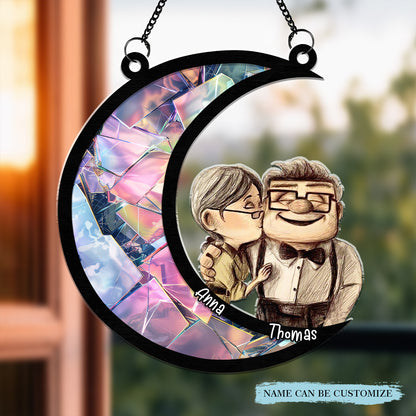 You & Me We Got This Carl & Ellie Couple 2-Layered Suncatcher