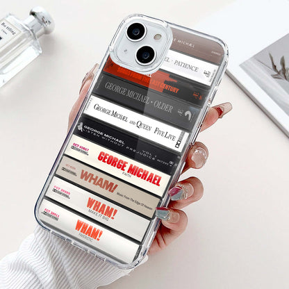 George Micheal Albums Cassette Collection Retro Phone Case