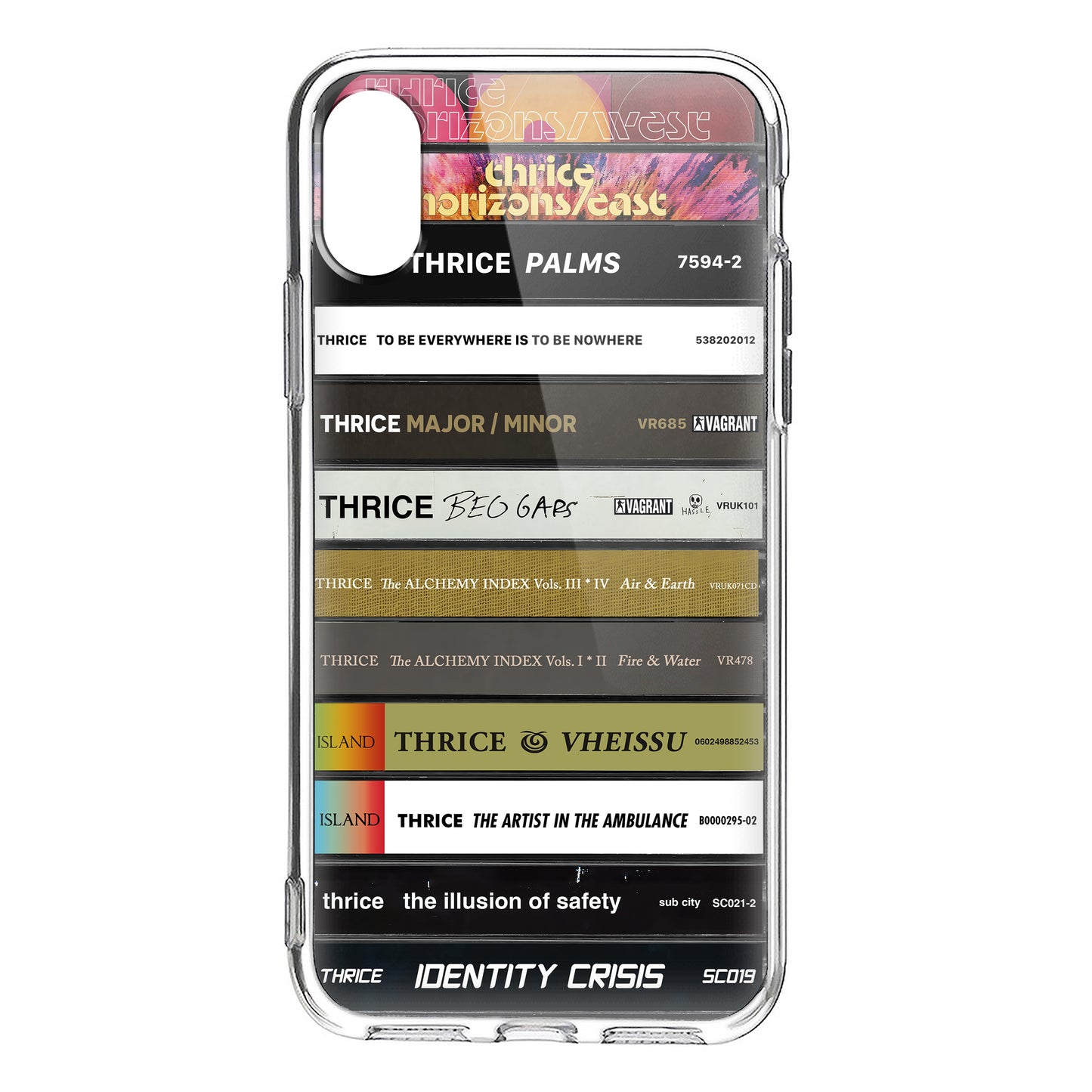 Thrice Albums Cassette Collection Retro Phone Case