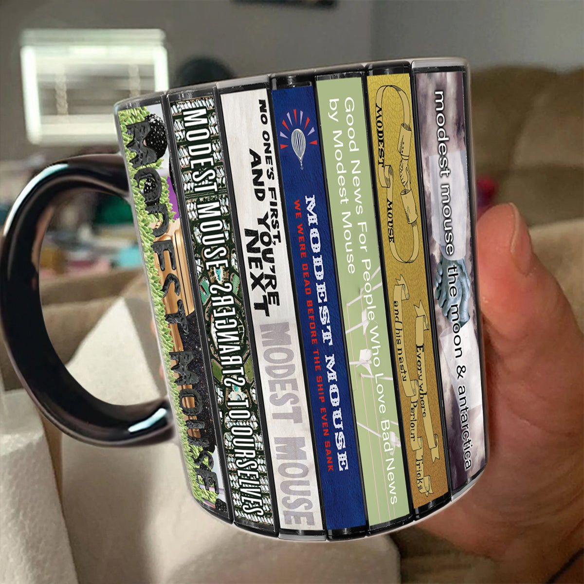 Modest Mouse Albums Cover Collection Retro Accent Mug