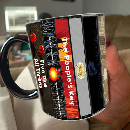 Bright Eyes Albums Cassette Collection Retro Accent Mug