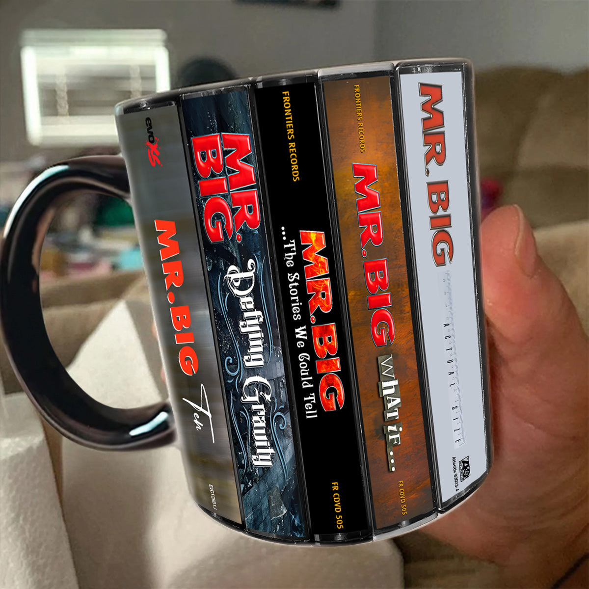 Mr. Big Albums Cassette Collection Retro Accent Mug