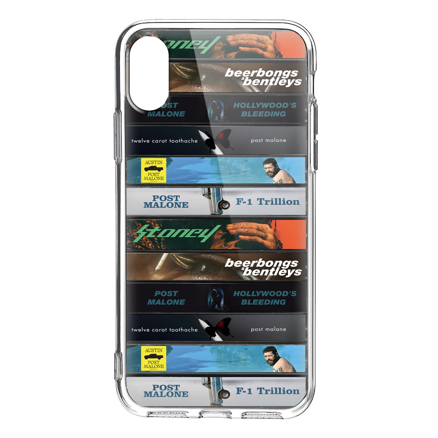 Post Malone Albums Cassette Collection Retro Phone Case