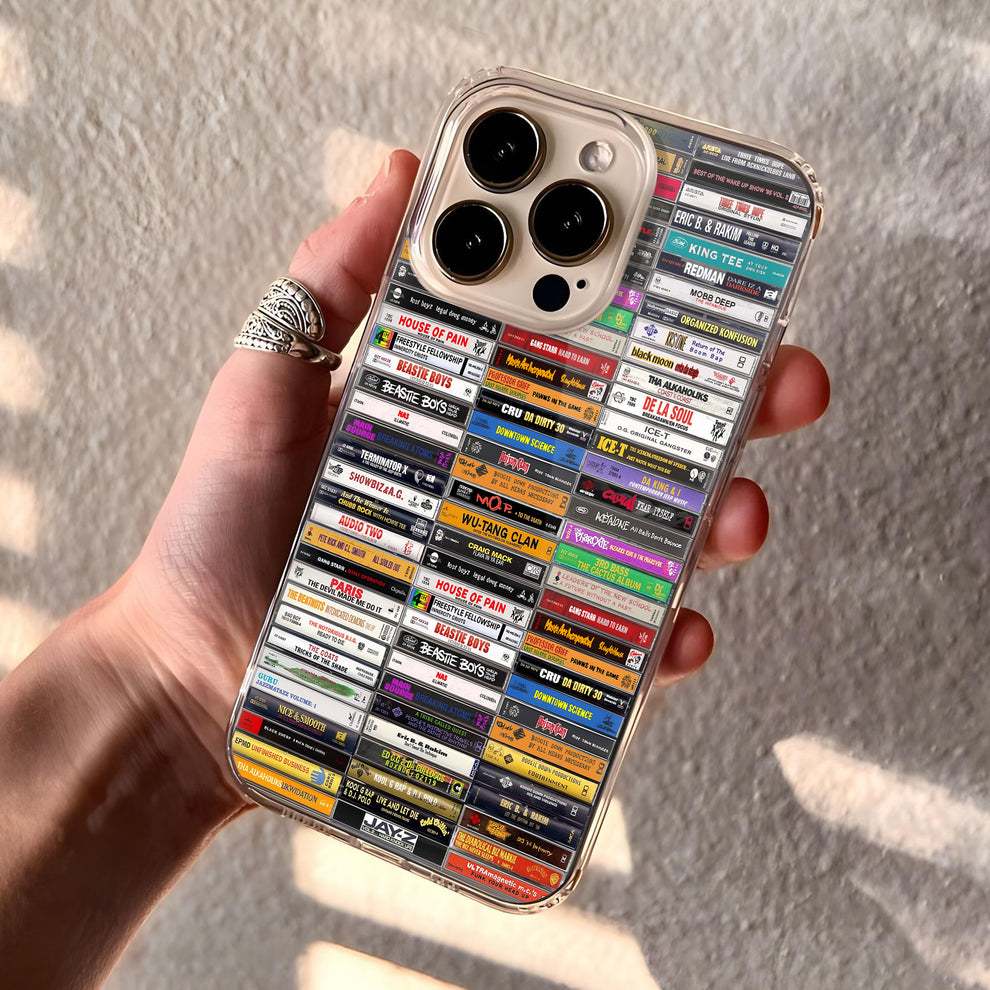 Classic 80s & 90s Hip Hop Albums Cassette Collection Retro MagSafe Pho ...