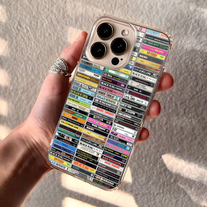 Classic Punk Rock Albums Cassette Collection Retro MagSafe Phone Case