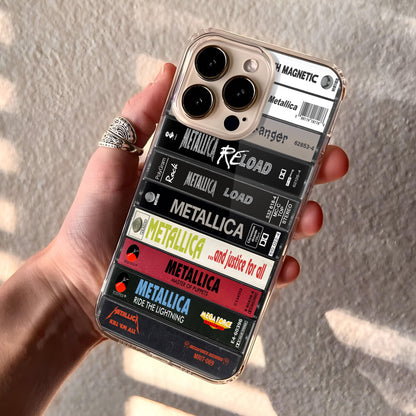 Metallica Albums Cassette Collection Retro MagSafe Phone Case