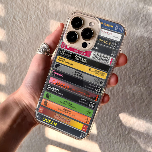 Queen Albums Cassette Collection Retro MagSafe Phone Case