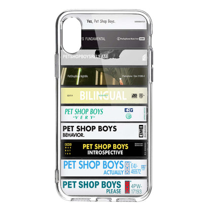 Pet Shop Boys Albums Cassette Collection Retro Phone Case