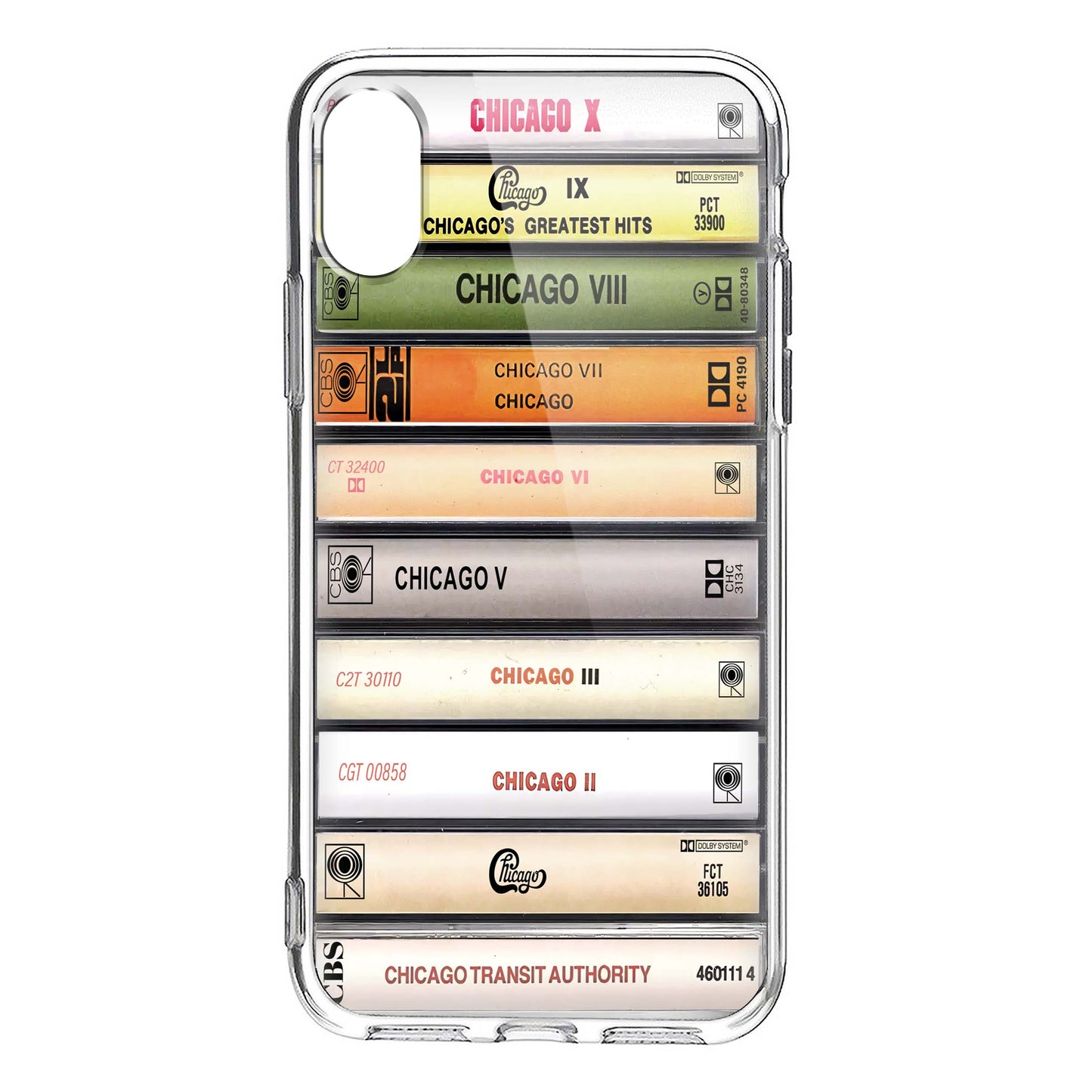 Chicago Albums Cassette Collection Retro Phone Case