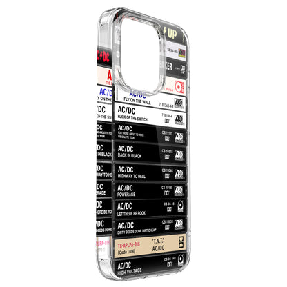 AC/DC Albums Cassette Collection Retro Phone Case