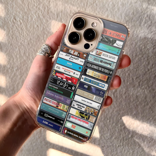 90s Classic Music Albums Cassette Collection Retro Phone Case