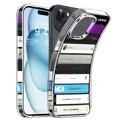 Kylie Minogue Albums Cassette Collection Retro Phone Case