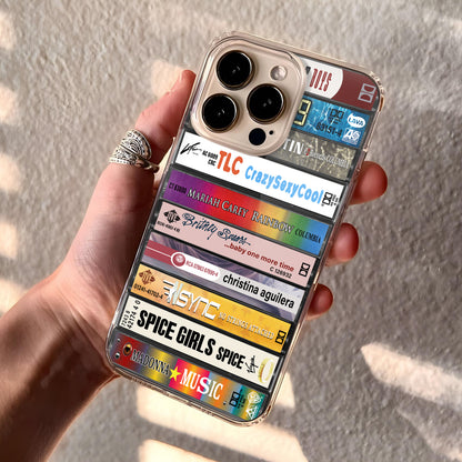 90's Pop Albums Cassette Collection Retro Phone Case
