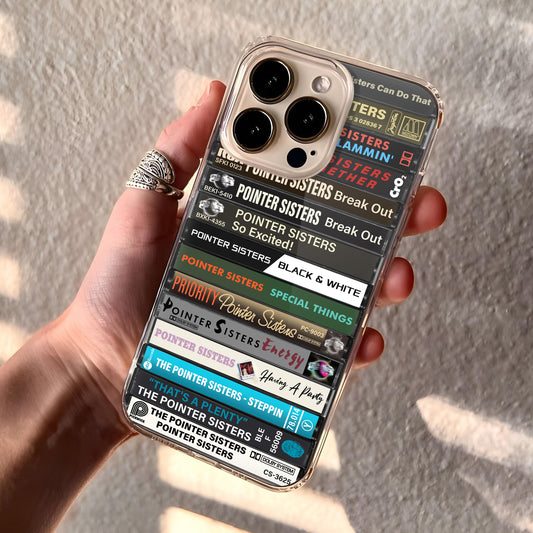 Pointer Sisters Albums Cassette Collection Retro Phone Case