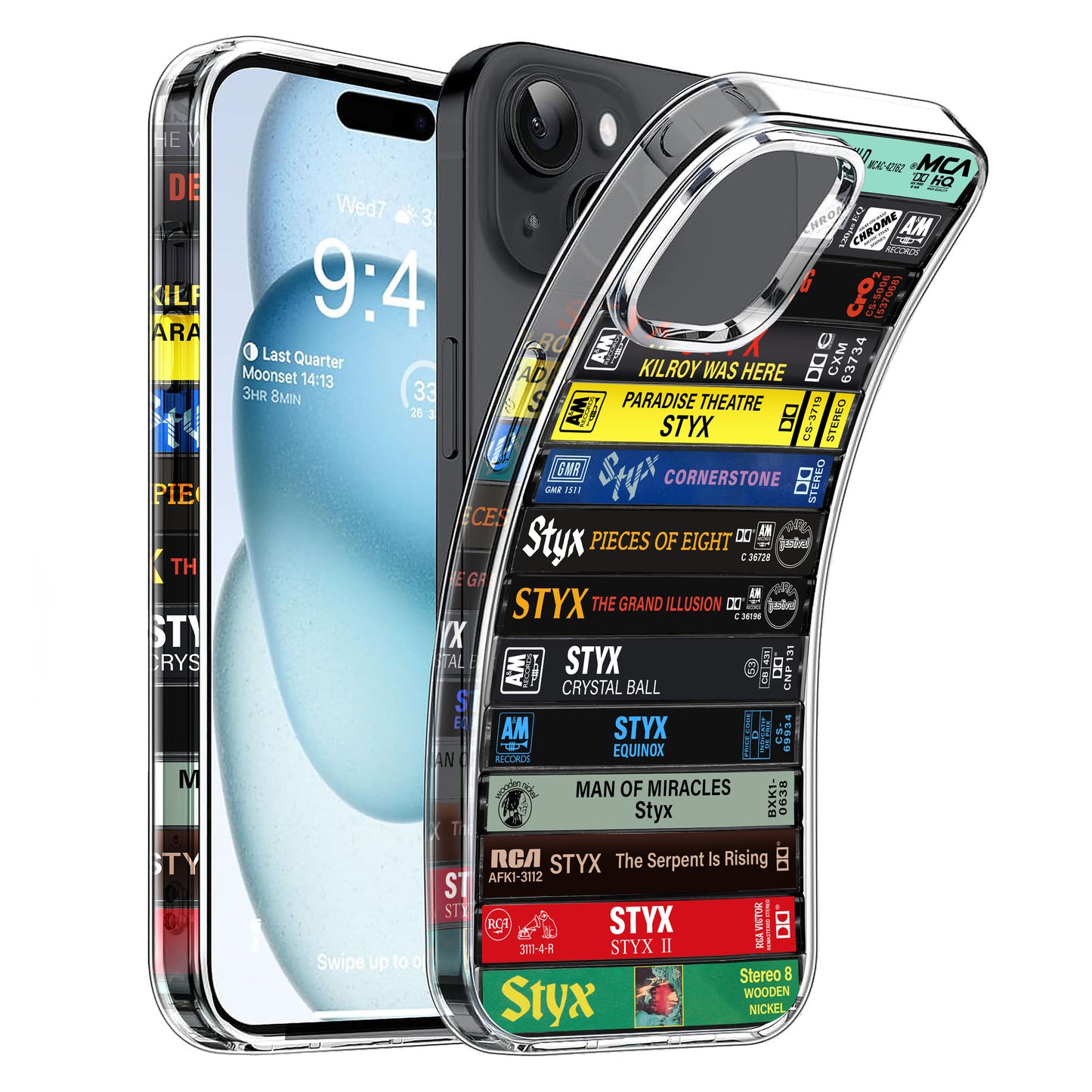 Styx & Dennis DeYoung Albums Cassette Collection Retro Phone Case