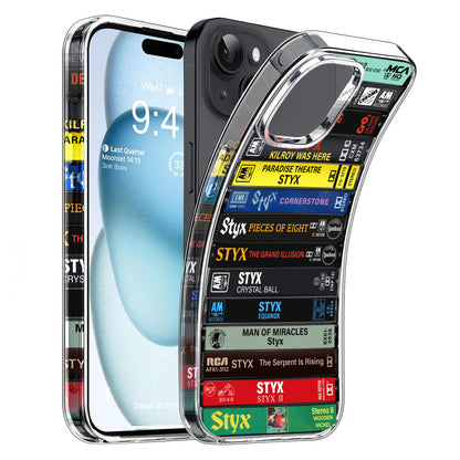 Styx & Dennis DeYoung Albums Cassette Collection Retro Phone Case