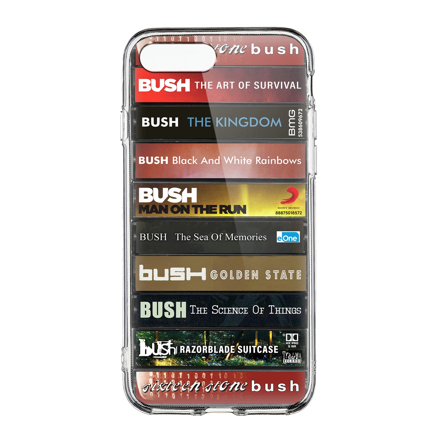 Bush Albums Cassette Collection Retro Phone Case