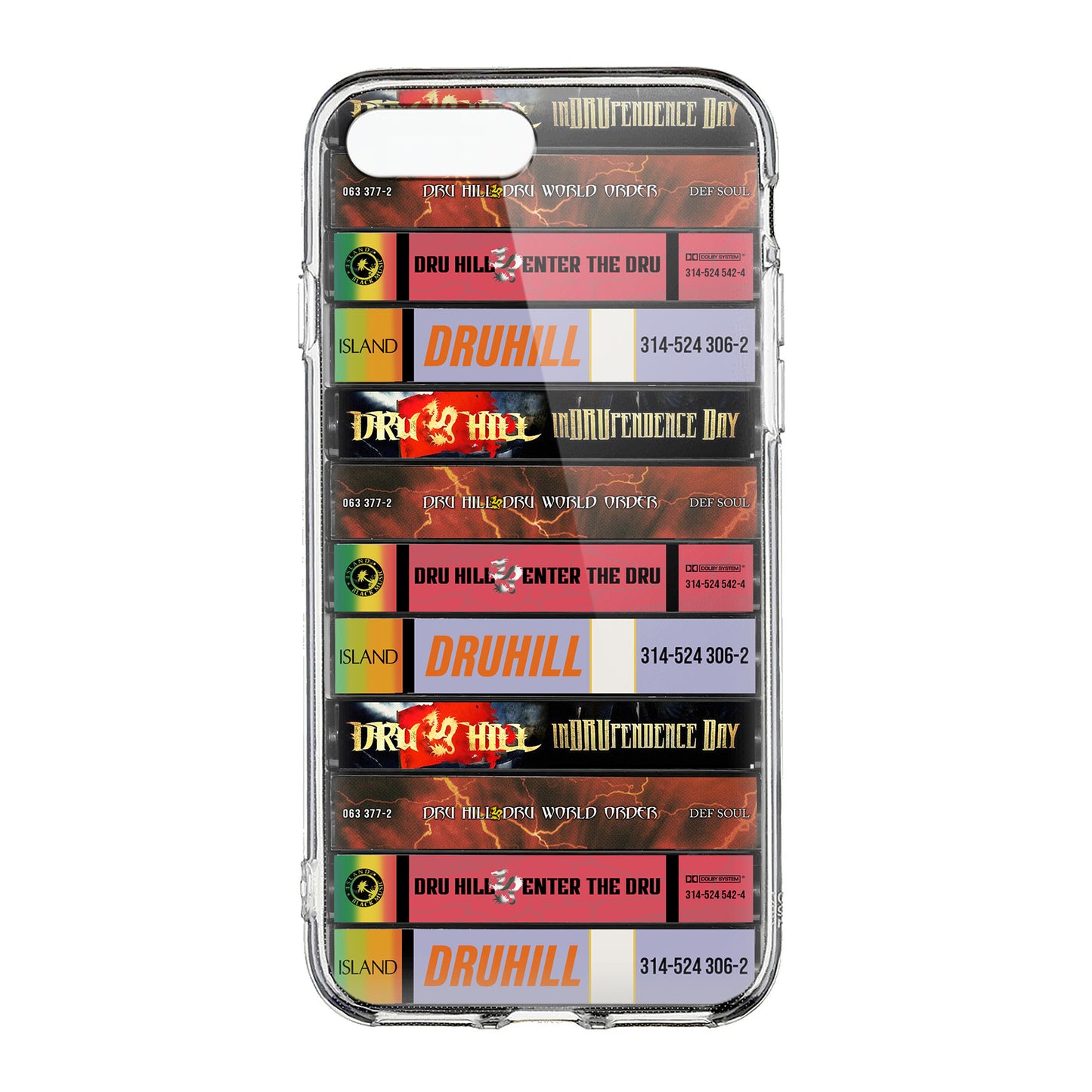 Dru Hill Albums Cassette Collection Retro Phone Case