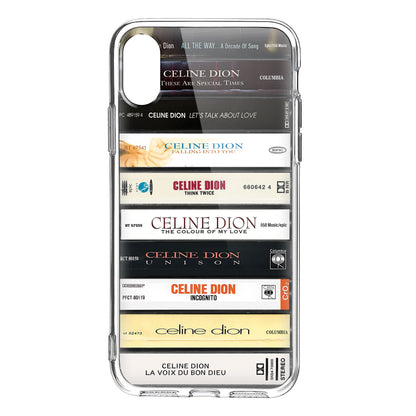 C��line Dion Albums Cassette Collection Retro Phone Case