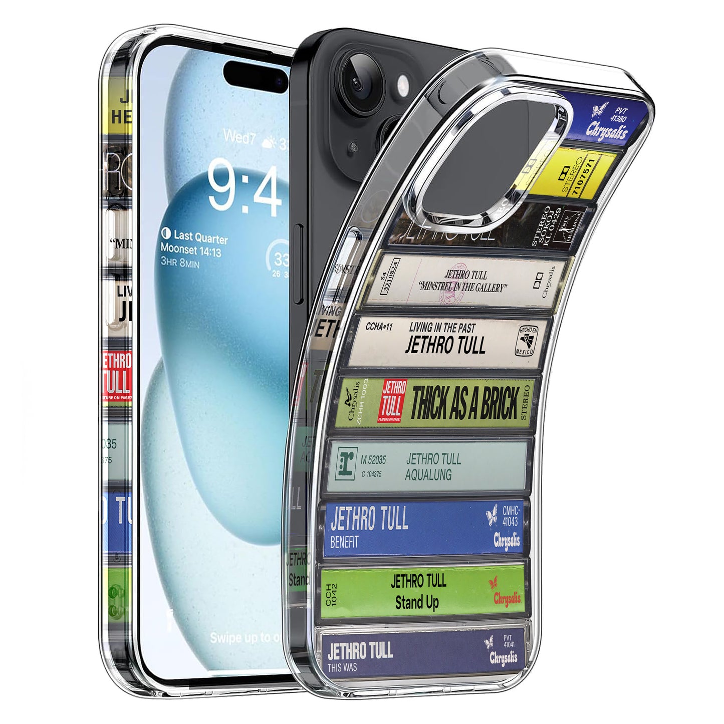 Jethro Tull Albums Cassette Collection Retro Phone Case