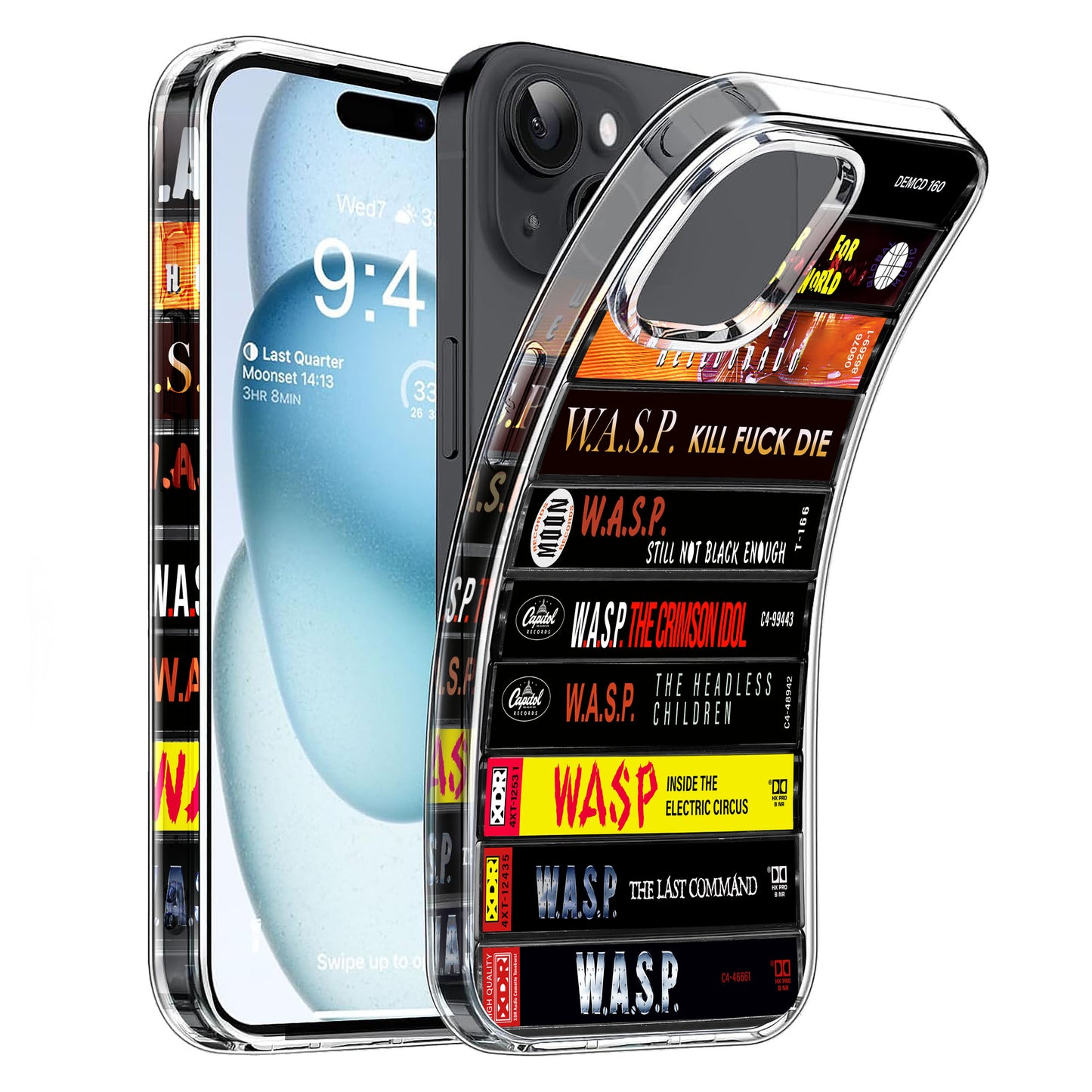 W.A.S.P Albums Cassette Collection Retro Phone Case