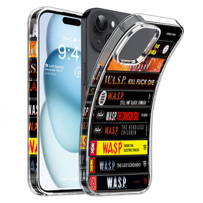 W.A.S.P Albums Cassette Collection Retro Phone Case
