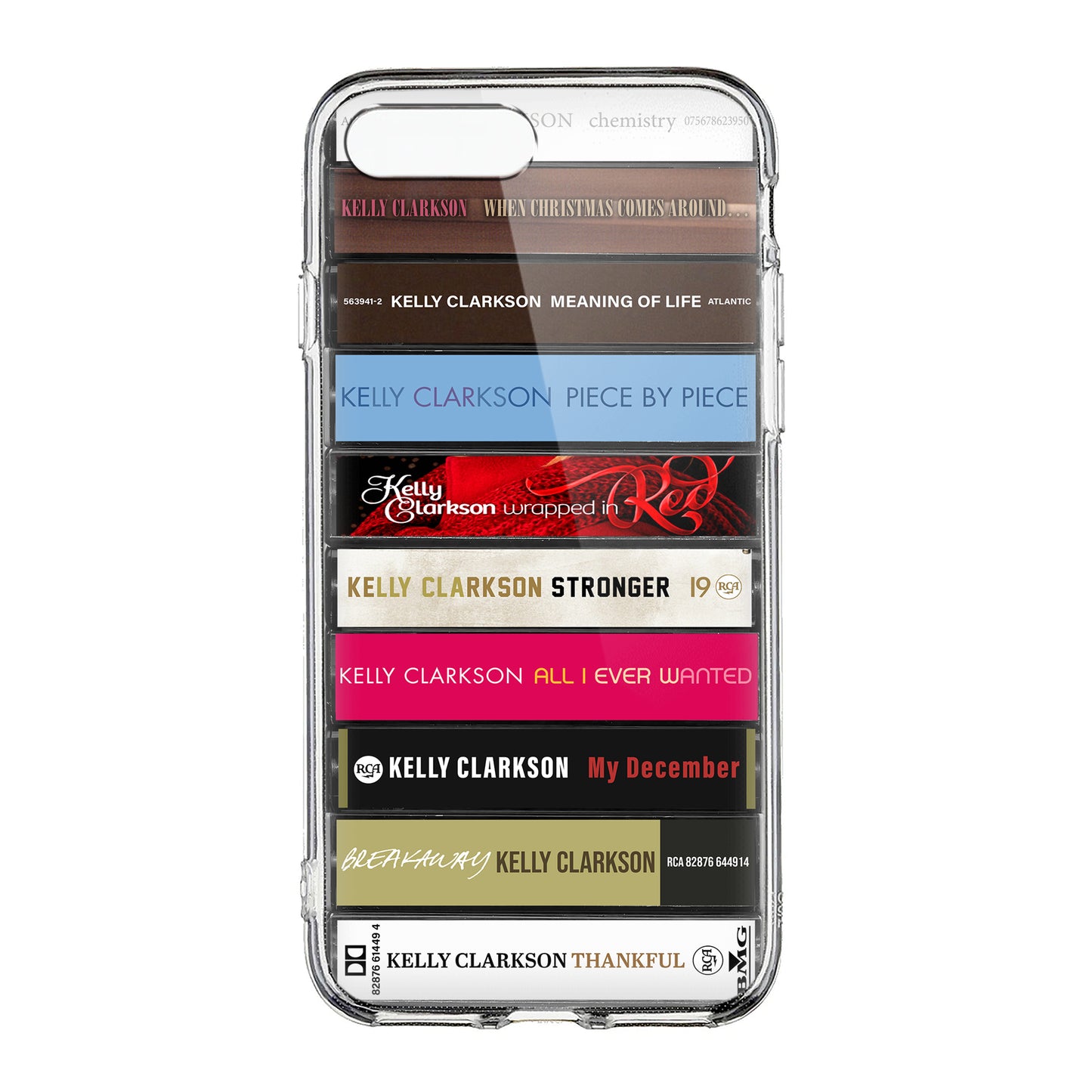 Kelly Clarkson Albums Cassette Collection Retro Phone Case