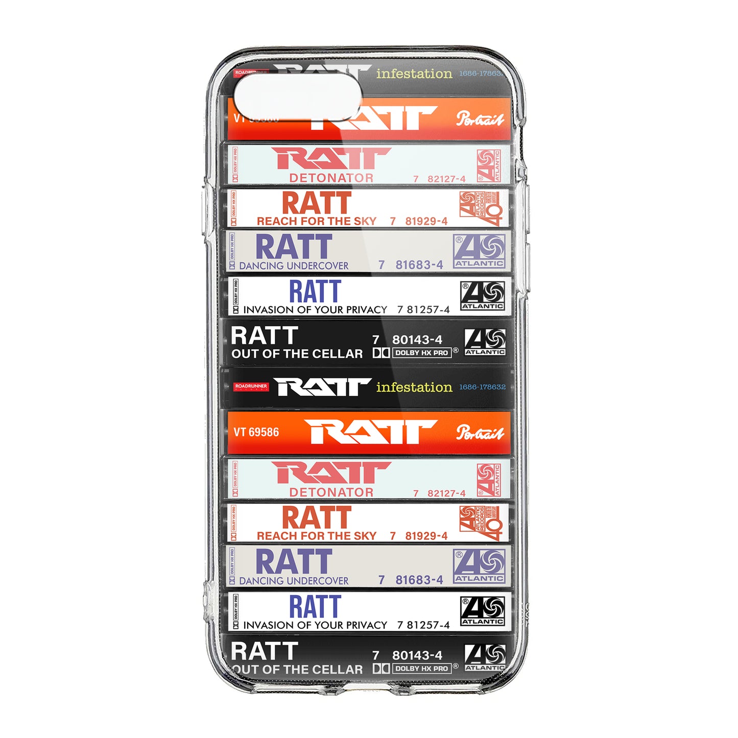 Ratt Albums Cassette Collection Retro Phone Case