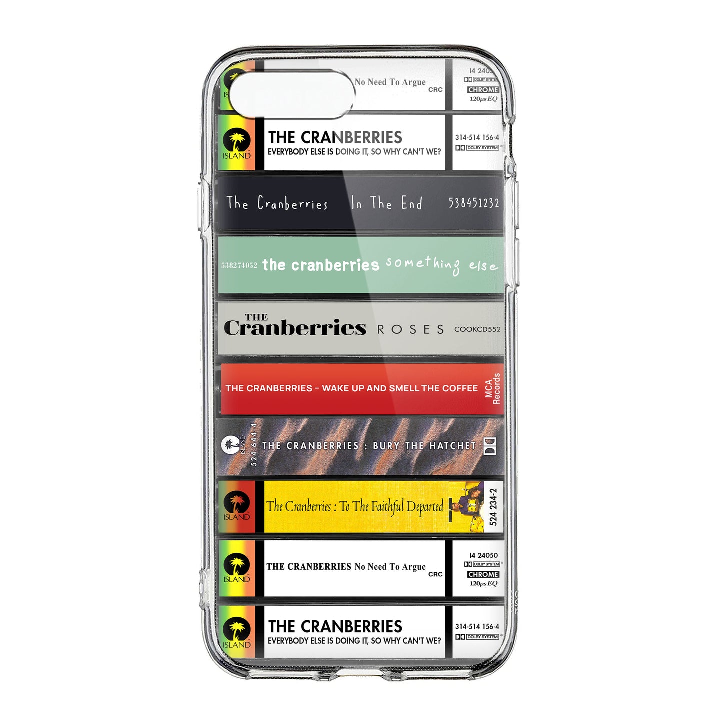 The Cranberries Albums Cassette Collection Retro Phone Case