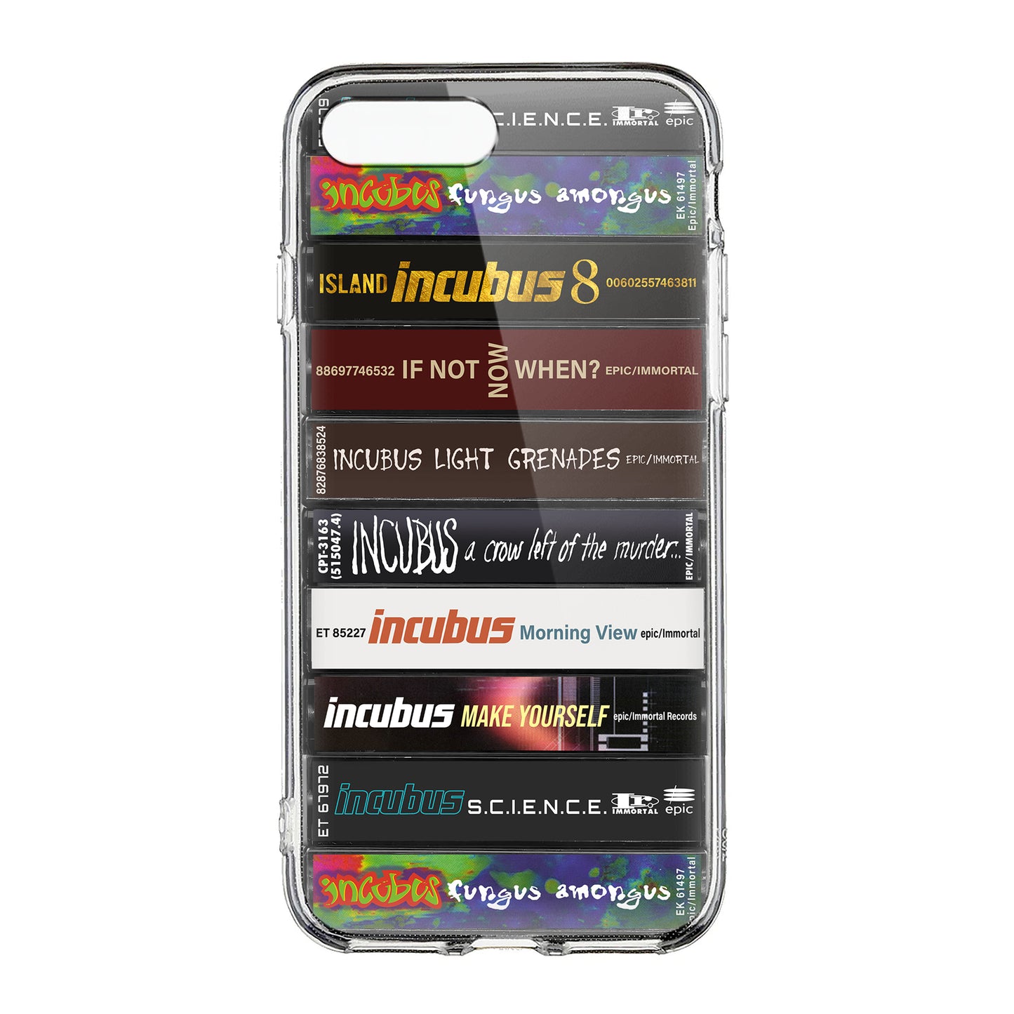 Incubus Albums Cassette Collection Retro Phone Case