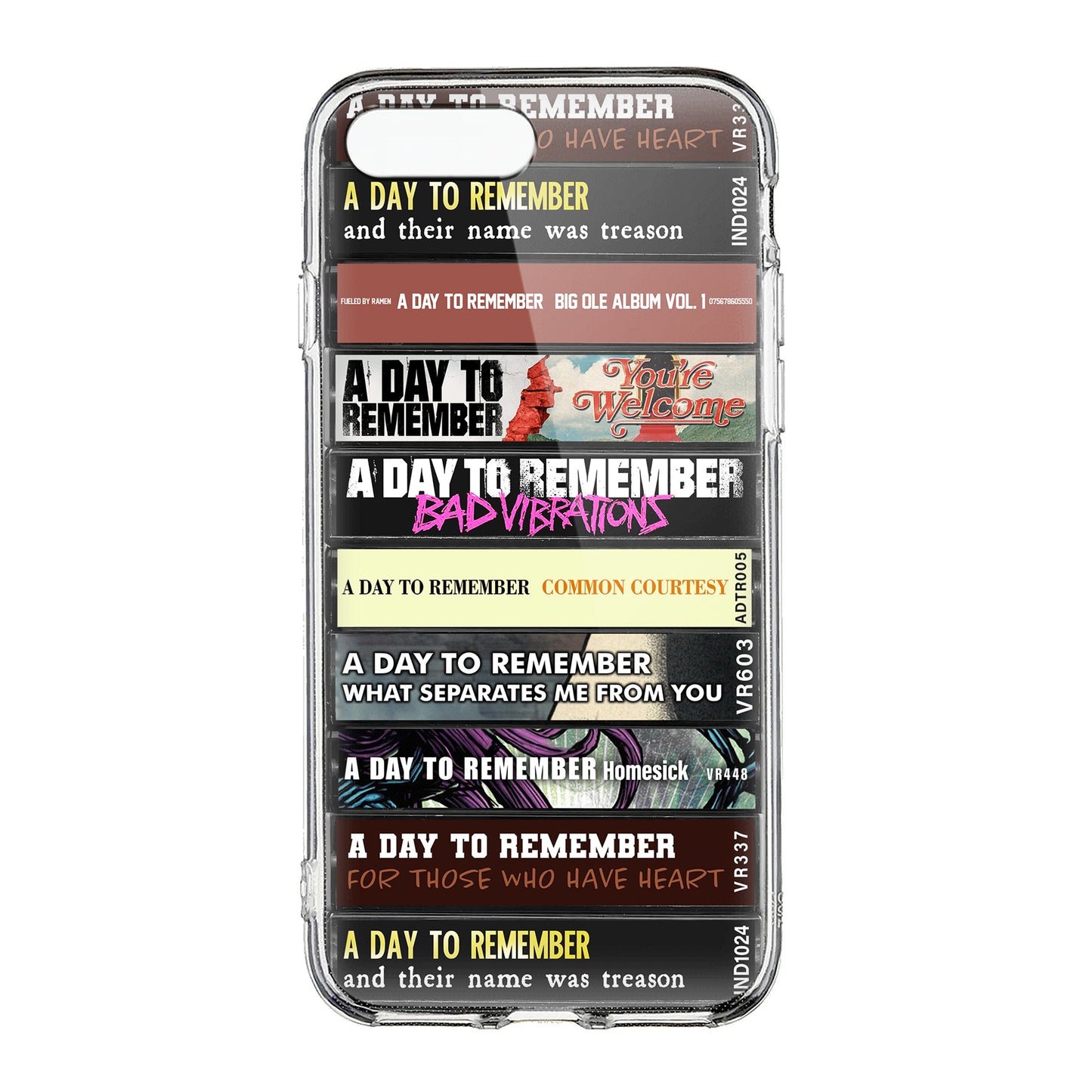 A Day to Remember Albums Cassette Collection Retro Phone Case