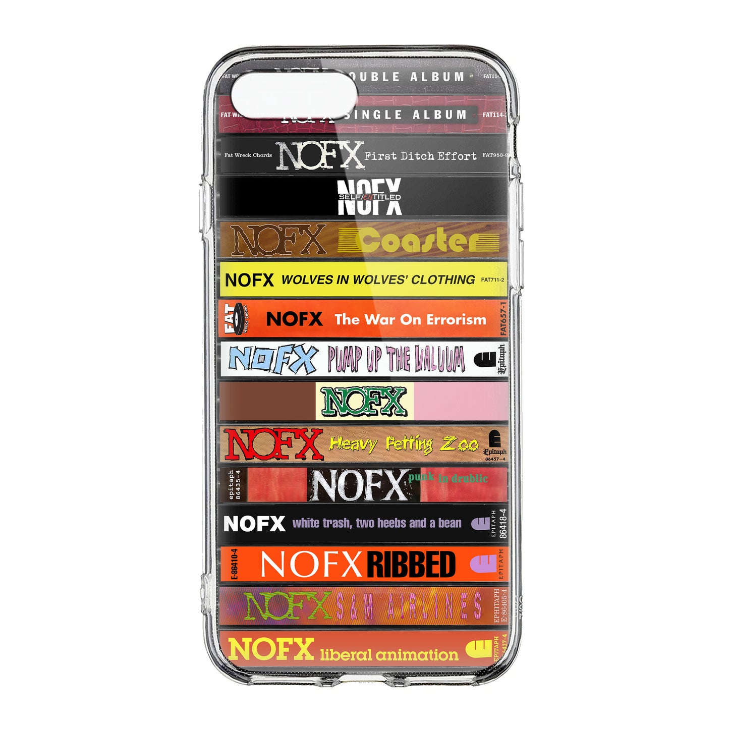 NOFX Albums Cassette Collection Retro Phone Case