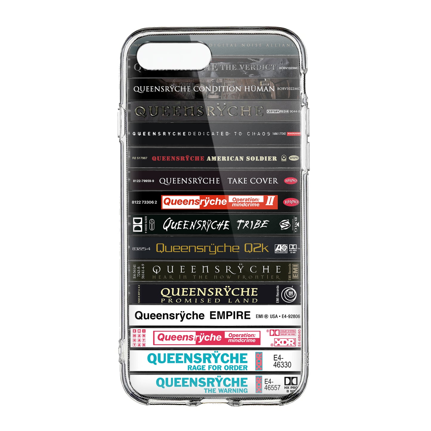 Queensryche Albums Cassette Collection Retro Magsafe Phone Case